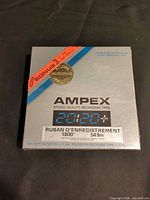 Front of sealed Ampex 20/20+ 3-pack box