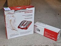 Both boxed items front view