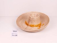 Full view of sombrero chip and dip dish