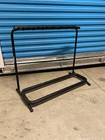 front view of entire multi-guitar stand