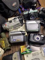 Overview of camcorders, cameras, binoculars, accessories