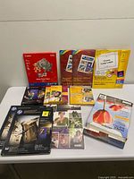 All packs arranged on table showing variety of brands and sizes