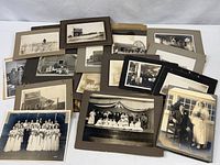 All photographs spread out, showing quantity and variety