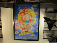 Full view of framed Jetsons: The Movie poster