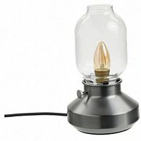 Stock image of assembled Tärnaby lamp showing design details