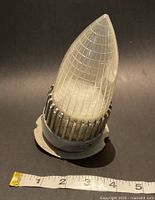 Front view showing bullet lens and housing