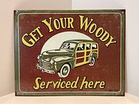 Front view showing complete design and text