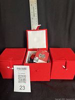 Three Jamie Sterritt Eagle ornaments with boxes