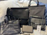 Front group shot showing all five bags together