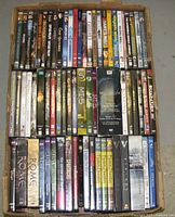 Full box view showing quantity of DVD and Blu-ray cases