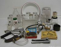 Overall group of vintage kitchen items