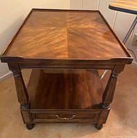 Full view of Drexel Heritage Provincial end table
