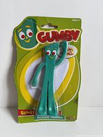 Front of sealed Gumby bendable figure on blister card