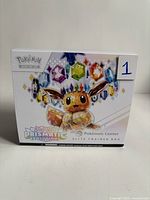 Front of Prismatic Evolutions Elite Trainer Box showing Eevee artwork and branding
