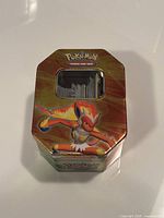 Closed Pokémon TCG tin featuring Infernape artwork
