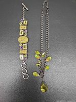 Necklace and bracelet full view