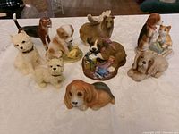 All nine figurines overview