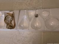 Planters in original foam packaging with jute cord