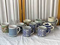 Group shot of all mugs