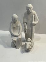 Mary, Joseph, Baby Jesus displayed together