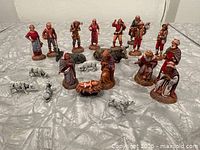 Full set laid out showing 23 figures