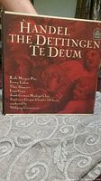 Front cover of Angel label Handel Dettingen Te Deum LP