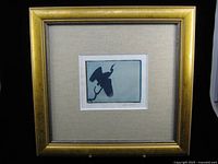 Full view of framed artwork