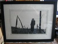 Full view of framed photograph