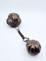 Full view of connected betel nut box and lime paste box