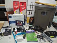 Overall lot showing all items on table