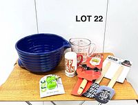 Group shot of all items on table