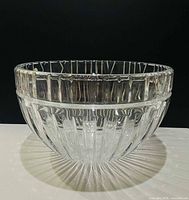 Full view of Tiffany & Co crystal bowl