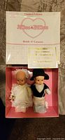 Box showing Limited Edition labeling and both dolls inside
