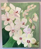 Full view of orchid painting