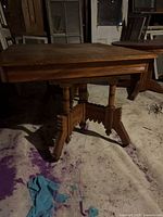 Full view of table base and part of top