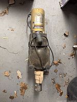 Top view of complete Hayward Super Pump with motor and hose fitting