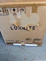 Luxrite LED panel light factory carton front