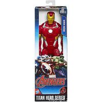Boxed Marvel Avengers Titan Hero Series Iron Man action figure front view