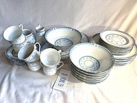 All 34 pieces stacked and grouped