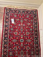 End section with fringe and border