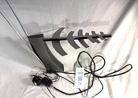 Full view of TERK antenna with cables and telescopic rods