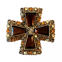 Front view showing full design and stones