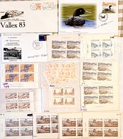 Overview of all stamp blocks and covers