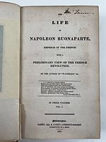 Vol I title page showing full title, publisher, 1827 date