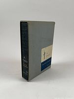 Book in slipcase standing upright