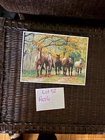 Box top showing horse image