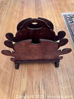 angled view showing overall rack shape and slots