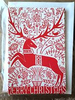 Front of Legendary Stag card with envelope