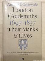 Front cover of book with dust jacket showing title and author