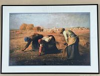 Full view of framed giclée print showing art, matting, and frame.